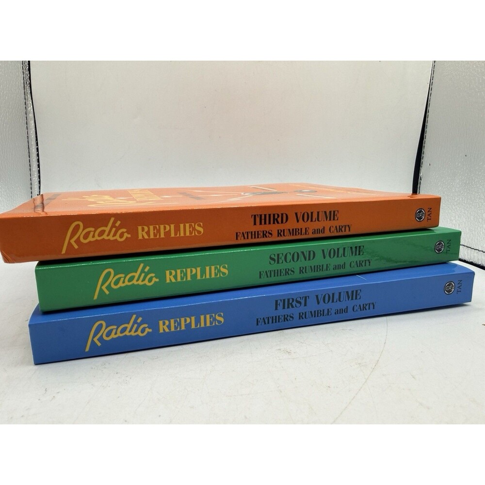 3 Volumes RADIO REPLIES Father Rumble & Carty Catholic Paperback Books - Picture 9 of 11
